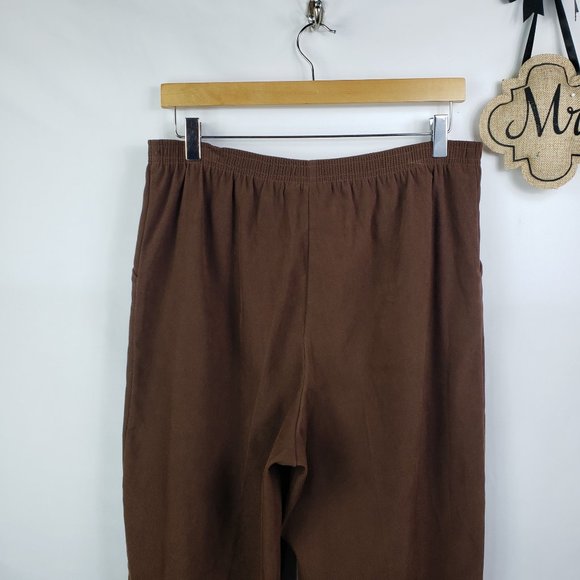 T & Company Vintage Casual Pants Sz 10 Brown - Picture 5 of 5